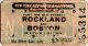 107 1897 Railroad ticket Rockland Boston